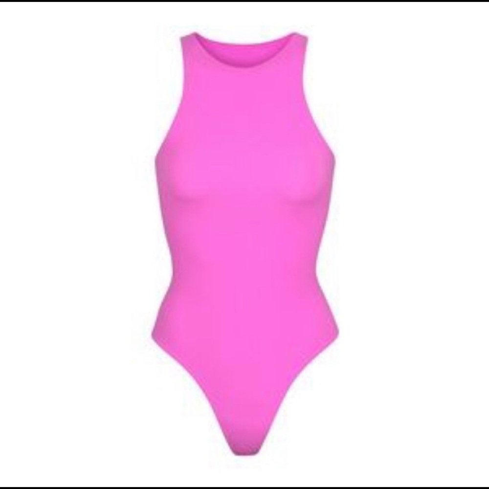 SKIMS fits everybody high neck bodysuit